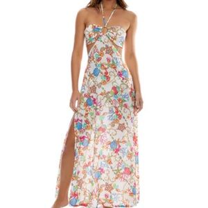 Luli Fama Multicolor Floral Maxi Dress
